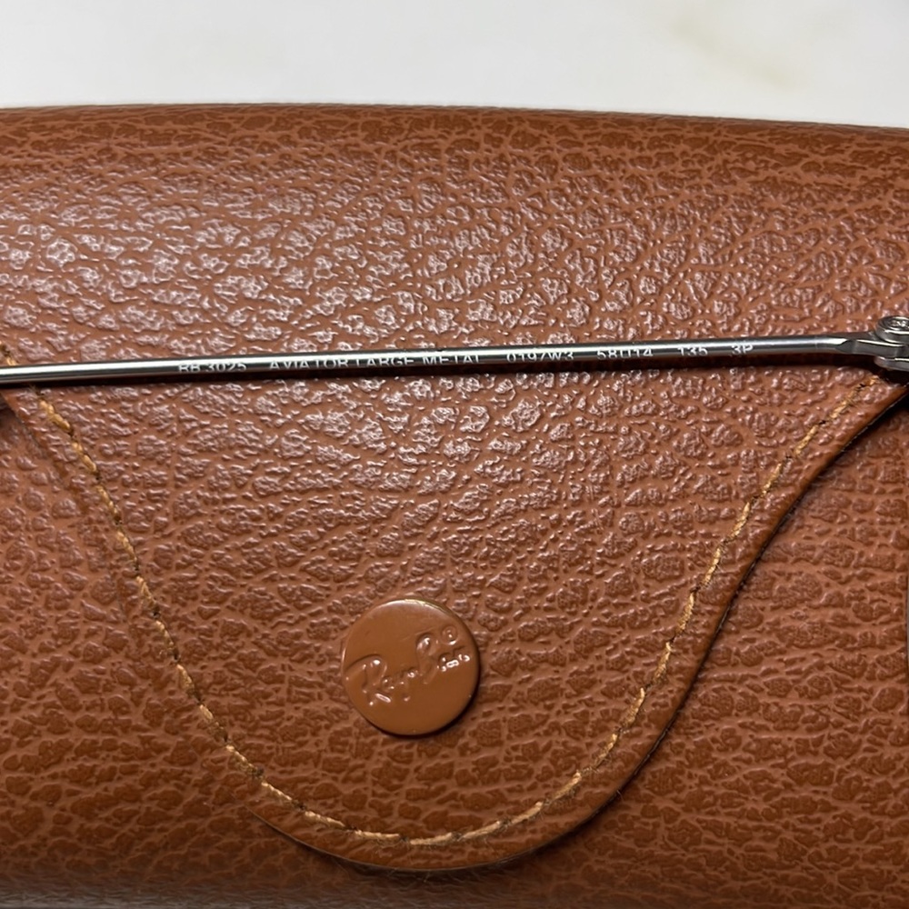 Ray-Ban Aviator Polarized Mirror Sunglasses RB3025 - Picture 10 of 13